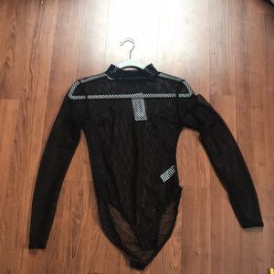 Fishnet bodysuit